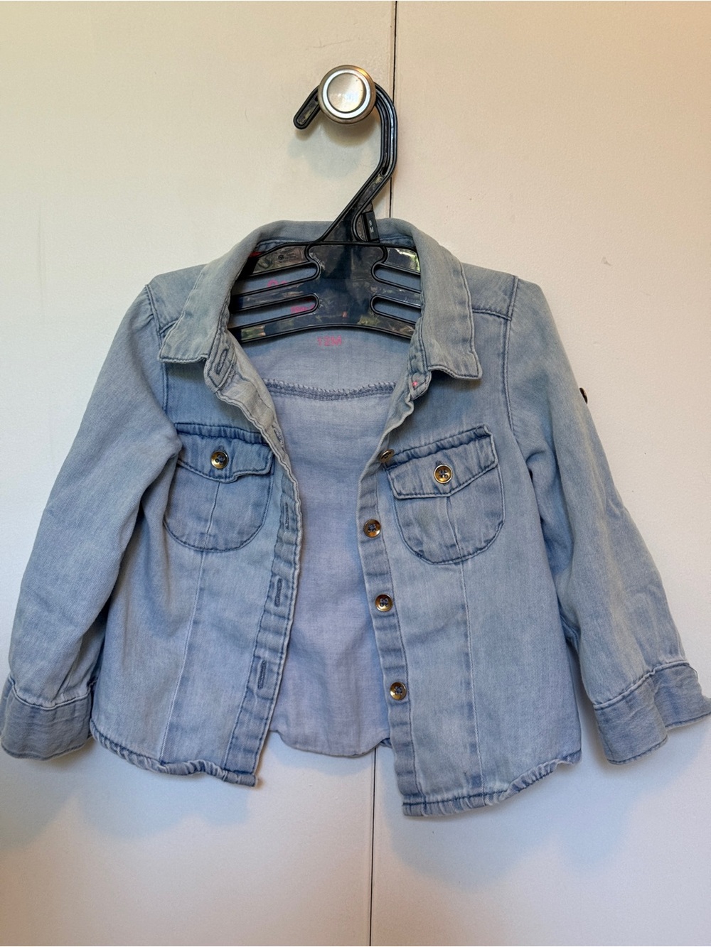 Light Wash Denim toddler shirt - Casual Button-Up